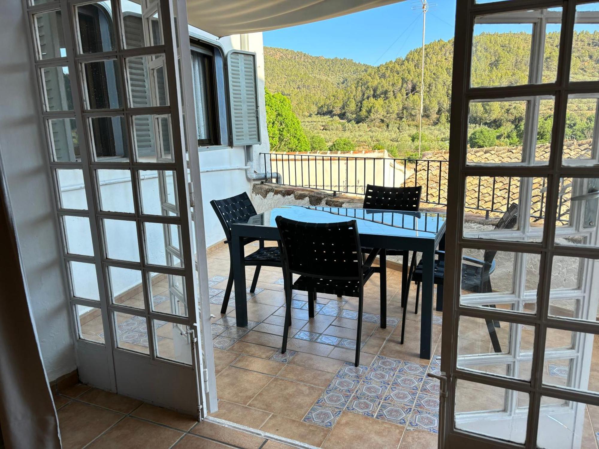 Piso En Vall De Almonacid Con Vistas, Aire Acondicionado, Wifi Y Smart Tv Exterior foto