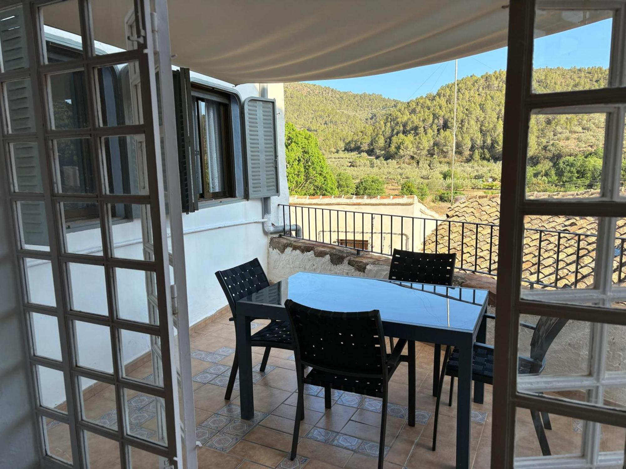 Piso En Vall De Almonacid Con Vistas, Aire Acondicionado, Wifi Y Smart Tv Exterior foto
