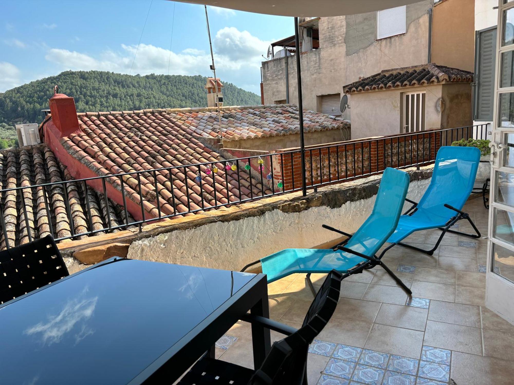 Piso En Vall De Almonacid Con Vistas, Aire Acondicionado, Wifi Y Smart Tv Exterior foto